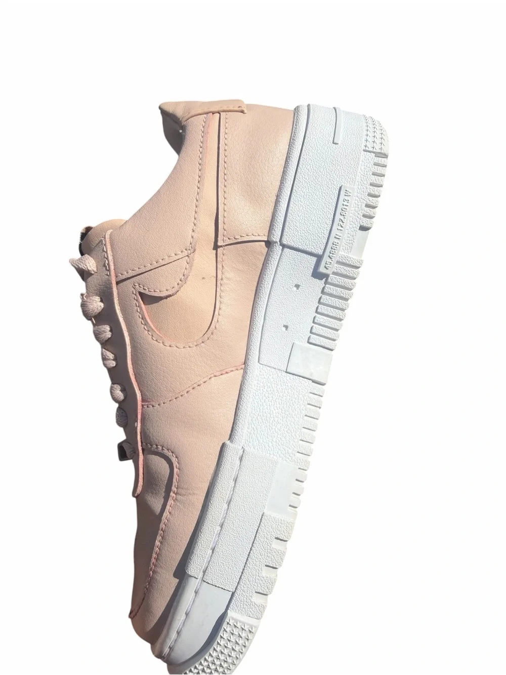Nike Women's Blush Leather Platform Sneaker